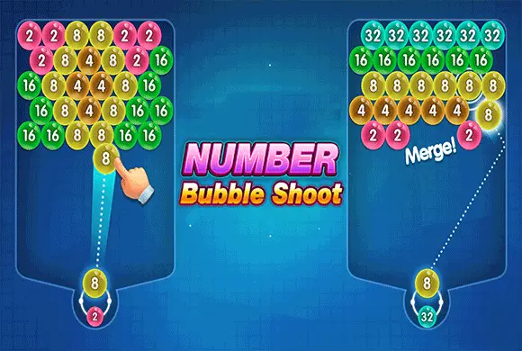 Number Bubble Shoot 