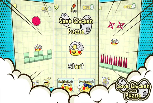Save Chicken Puzzle 
